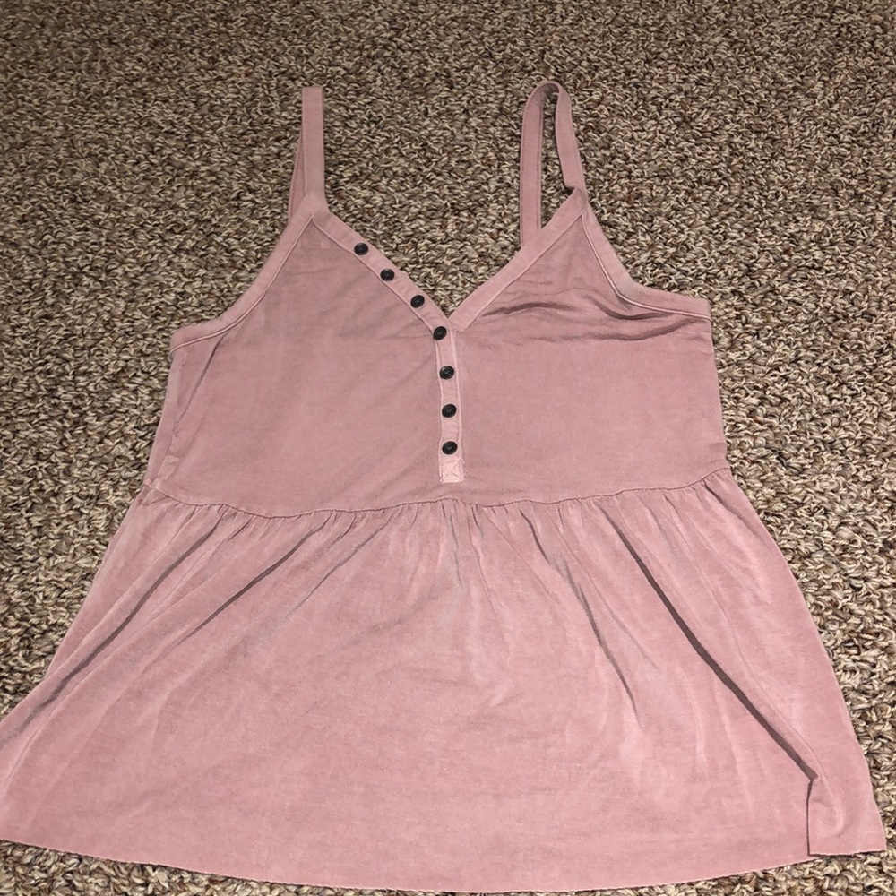 Button down tank top